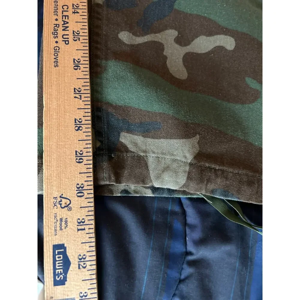 PROPPER Camo Pants Mens Medium Battle Trousers Cargo Button Fly Vintage Utility
